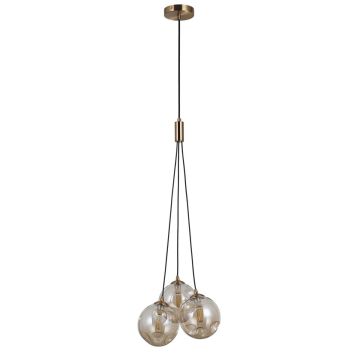 Italux PERLOS PND-54456-3-HB-AMB Hängande lampa 3x5W/G9 IP20