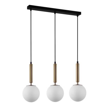 Italux RAVENA PND-2324-3L GD+OPA Hängande lampa 3x10W/E27 IP20