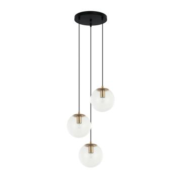Italux Sarpo PND-58867-3S-BK-BRO Hängande lampa 3x40W/E27 IP20
