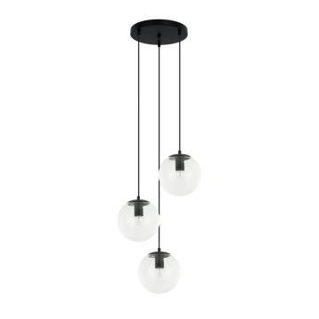 Italux Sarpo PND-58867-3S-BK Hängande lampa 3x40W/E27 IP20