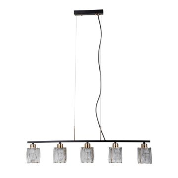 Italux Simona PND-40814-5-BK-HBR Hängande lampa 5x40W/E14 IP20