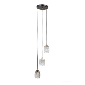 Italux Torno PND-40813-3R-BK-HBR Hängande lampa 3x40W/E14 IP20