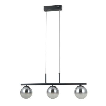 Italux Velada PND-34381-3-BK Hängande lampa 3x15W/LED 3000K 610lm IP20