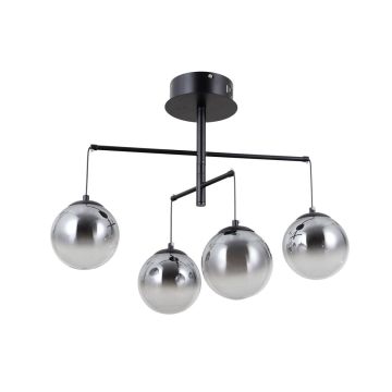 Italux Velada PND-34381-4-BK Hängande lampa 4x20W/LED 3000K 1810lm IP20