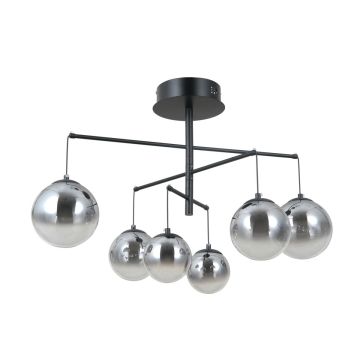 Italux Velada PND-34381-6-BK Hängande lampa 6x30W/LED 3000K 2010lm IP20