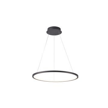 Italux Vinola PND-56135B-040RPC-BK-3KS4K Hängande lampa 1x24W/LED 3000K|4000K 1920lm IP20