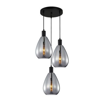 Italux Zulo PND-27812-3A-BK-SG Hängande lampa 3x40W/E27 IP20