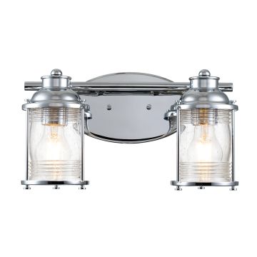 Quintiesse ASHLAND BAY QN-ASHLANDBAY2-PC-BATH Konsollampa 2x60W/E27 IP44