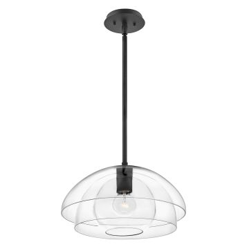 Quintiesse LOTUS QN-LOTUS-P-BLK Hängande lampa 1x60W/E27
