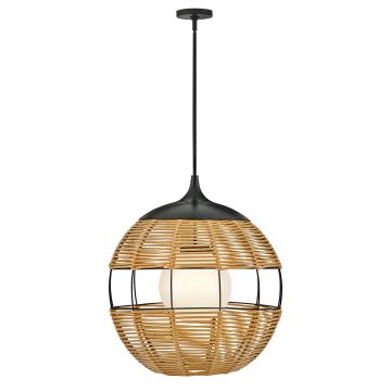 Quintiesse Maddox QN-MADDOX-P-M-BK-CAM Hängande lampa 1x60W/E27 IP44