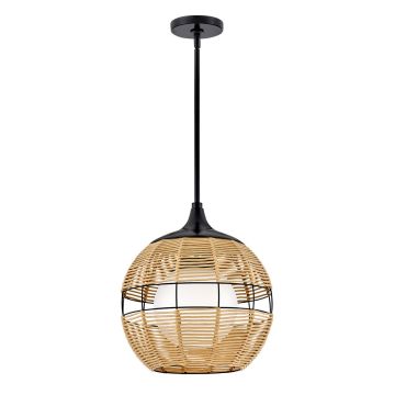 Quintiesse Maddox QN-MADDOX-P-S-BK-CAM Hängande lampa 1x60W/E27 IP44