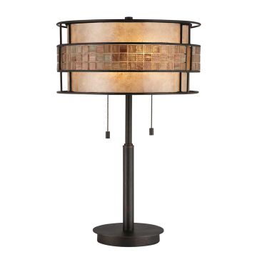 Quoizel LAGUNA QZ-LAGUNA-TL Bordslampa 2x60W/E27