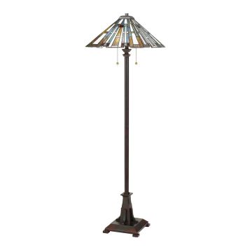 Quoizel Maybeck QZ-MAYBECK-FL Golvlampa 2x60W/E27