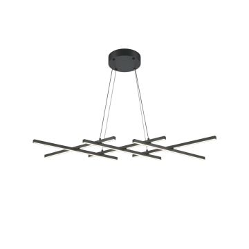 Maytoni Halo MOD244PL-L50BK Hängande lampa 1x40W/LED 800lm IP20