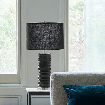 Elstead Lighting RIPPLE RIPPLE-TL-BLK Bordslampa 1x60W/E27