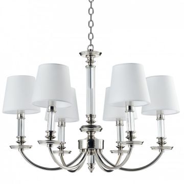 Cosmolight SIENA P06308WH NI Ljuskrona 6x40W/E14 IP20