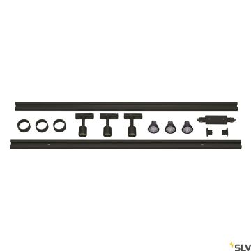 SLV 1F TRACK SET 143190 Skenstrålkastare 3x4.3W/GU10 2956LM IP20