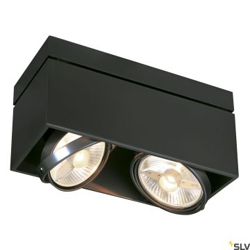 SLV KARDAMOD 117110 Ytmonterad downlight 2x75W/GU10/ES111 IP20