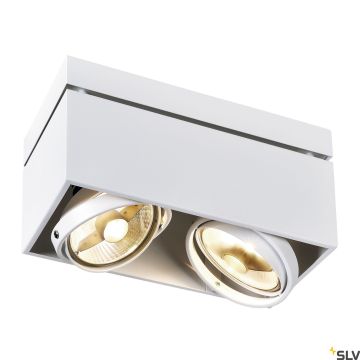 SLV KARDAMOD 117111 Ytmonterad downlight 2x75W/GU10/ES111 IP20