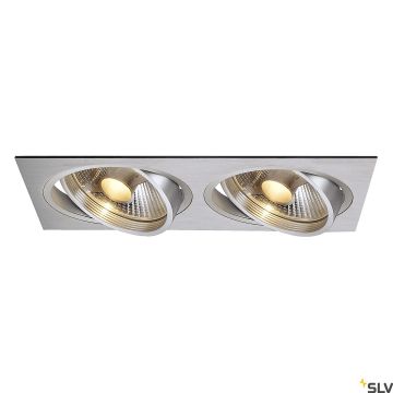 SLV NEW TRIA 111382 Inbyggd downlight 2x75W/GU10/ES111 IP20