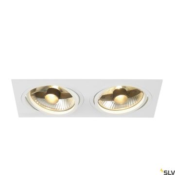 SLV NEW TRIA 113841 Inbyggd downlight 2x75W/GU10/ES111 IP20