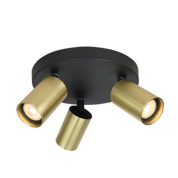 Italux Nesto SPL-23436-3R-BK-BRSS Spotlampa 3x10W/GU10 IP20
