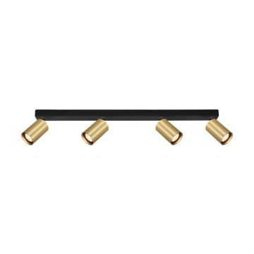 Italux Nesto SPL-23436-4-BK-GD Spotlampa 4x10W/GU10 IP20