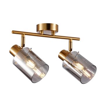 Italux Sardo SPL-5581-2-BRO-SG Spotlampa 2x40W/E14 IP20