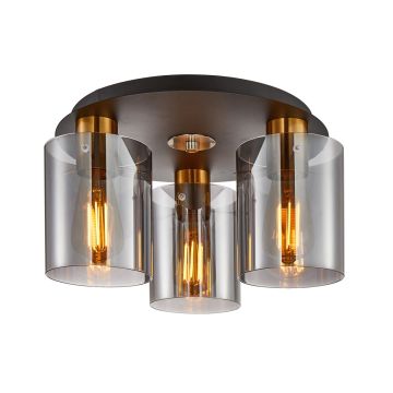 Italux Sardo SPL-5581-3SC-BRO-SG Taklampa 3x40W/E27 IP20