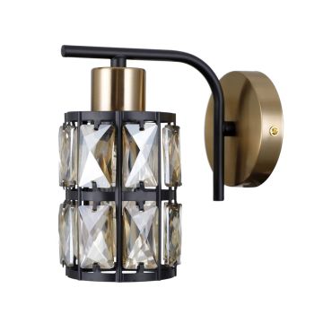 Italux Menfi WL-44236-1-BK-GD Konsollampa 1x40W/E27 IP20
