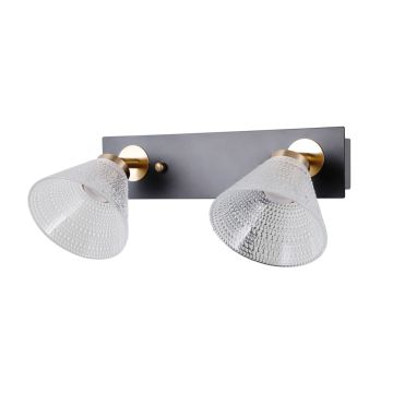 Italux Orella WL-34393-2-BK-HBR Konsollampa 2x8W/LED 3000K 466lm IP20