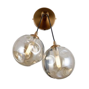 Italux Perlos WL-54456-2-HB-AMB Konsollampa 2x5W/G9 IP20