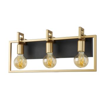 Italux PRIMERO WL-44003-3-BK-GD Konsollampa 3x60W/E27 IP20