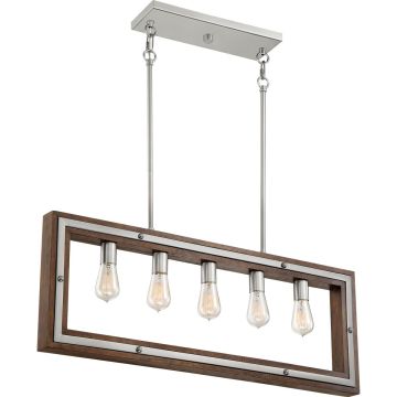 Quoizel WESTERLY QZS-WTY536BN Hängande lampa 5x60W/E27