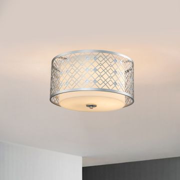 Elstead Lighting Ziggy ZIGGY-F-M-LS Taklampa 2x60 W/E27