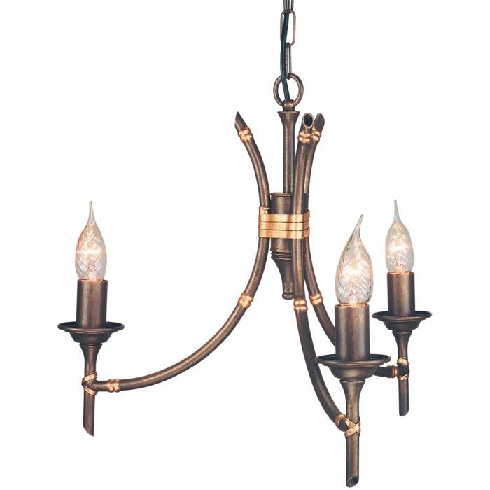 Elstead Lighting-Bamboo-BB3-BRZ-PATINA-ELSBB3-BRZ-PATINA